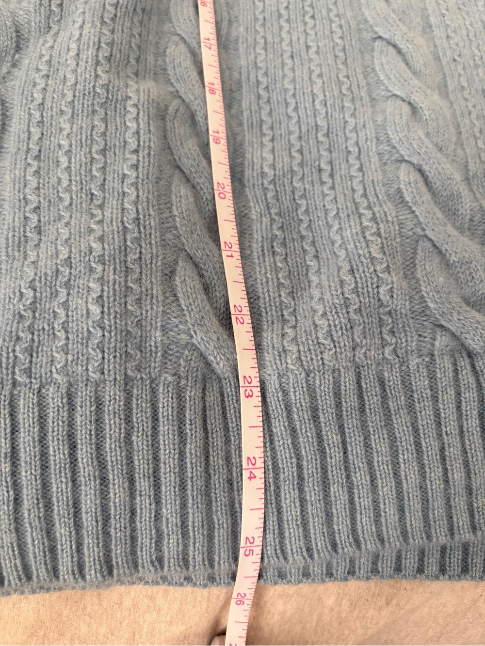 Raffi Cashmere Cableknit Quarter Zip Pullover Sweater Men’s Medium Cozycore Prep - Picture 7 of 7
